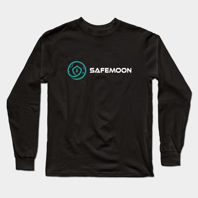 Safemoon Crypto HODL to the moon Long Sleeve T-Shirt by info@dopositive.co.uk